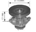 Pompa apa AIRTEX 1205-1</br>Piesa auto pentru Pompa apa/ Garnitura