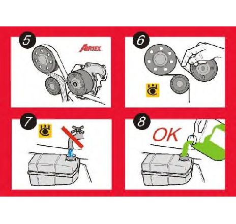Pompa apa AIRTEX 9213</br>Piesa auto pentru Pompa apa/ Garnitura Pompa apa AIRTEX 9213</br>Piesa auto pentru Pompa apa/ Garnitura