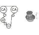 Set pompa apa + curea dintata AIRTEX WPK-144601</br>Piesa auto pentru Curea distributie / Rola de tensionare / Rola de ghidare