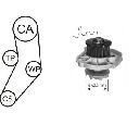 Set pompa apa + curea dintata AIRTEX WPK-166101</br>Piesa auto pentru Curea distributie/ Set