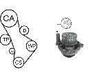 Set pompa apa + curea dintata AIRTEX WPK-170304