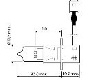 Bec, far faza lunga; Bec, far principal; Bec, proiector ceata; Bec, far principal; Bec, far faza lunga; Bec, proiector ceata; Bec, far pentru viraje; Bec, far pentru viraje VALEO 032005</br>Piesa auto pentru Faruri / piese componente