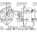 Generator / Alternator VALEO 436360