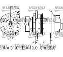 Generator / Alternator VALEO 437148