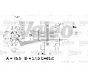 Generator / Alternator VALEO 437164