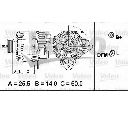 Generator / Alternator VALEO 437502