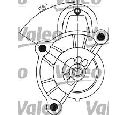Starter VALEO 455512</br>Piesa auto pentru Sistem pornire