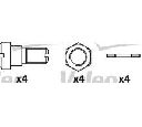 Set placute frana,frana disc VALEO 541611
