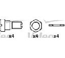 Set placute frana,frana disc VALEO 541652
