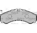 Set placute frana,frana disc VALEO 541662