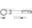 Set placute frana,frana disc VALEO 541663