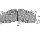 Set placute frana,frana disc VALEO 541663