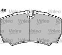 Set placute frana,frana disc VALEO 541705