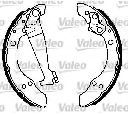 Set saboti frana VALEO 553726