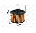 Filtru combustibil VALEO 587905