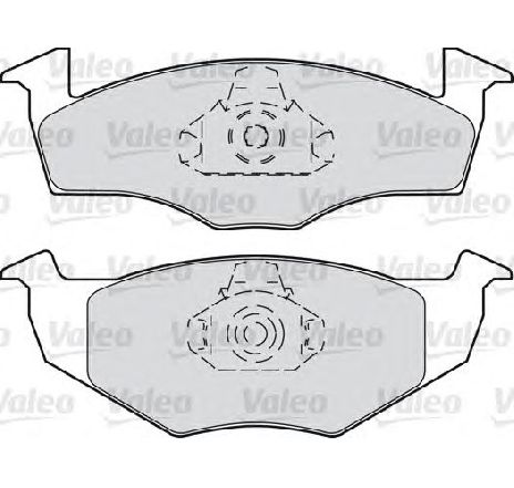 Set placute frana,frana disc VALEO 598066 Set placute frana,frana disc VALEO 598066