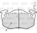 Set placute frana,frana disc VALEO 598080