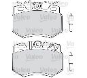 Set placute frana,frana disc VALEO 598176