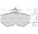 Set placute frana,frana disc VALEO 598304