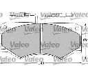 Set placute frana,frana disc VALEO 598369