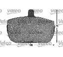 Set placute frana,frana disc VALEO 598380