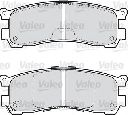 Set placute frana,frana disc VALEO 598516