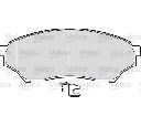 Set placute frana,frana disc VALEO 598521