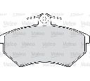 Set placute frana,frana disc VALEO 598532