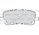 Set placute frana,frana disc VALEO 598541