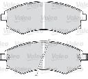 Set placute frana,frana disc VALEO 598574
