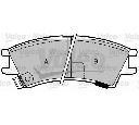 Set placute frana,frana disc VALEO 598575