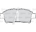 Set placute frana,frana disc VALEO 598606