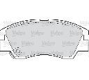 Set placute frana,frana disc VALEO 598620