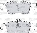 Set placute frana,frana disc VALEO 598637