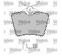 Set placute frana,frana disc VALEO 598664