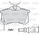 Set placute frana,frana disc VALEO 598674