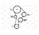 Set pompa apa + curea dintata VALEO 614502</br>Piesa auto pentru DACIA LOGAN (LS)  1.5 dCi (LS0K)
