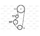 Set pompa apa + curea dintata VALEO 614510</br>Piesa auto pentru Curea distributie / Rola de tensionare / Rola de ghidare
