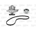 Set pompa apa + curea dintata VALEO 614546</br>Piesa auto pentru Curea distributie / Rola de tensionare / Rola de ghidare