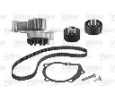 Set pompa apa + curea dintata VALEO 614547</br>Piesa auto pentru Curea distributie / Rola de tensionare / Rola de ghidare