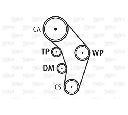 Set pompa apa + curea dintata VALEO 614554</br>Piesa auto pentru Curea distributie / Rola de tensionare / Rola de ghidare