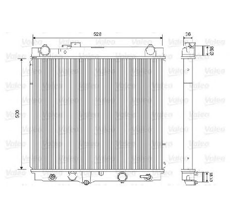 Radiator, racire motor VALEO 701596</br>Piesa auto pentru Radiator racire apa/ ulei Radiator, racire motor VALEO 701596</br>Piesa auto pentru Radiator racire apa/ ulei