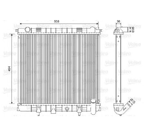 Radiator, racire motor VALEO 701599</br>Piesa auto pentru Radiator racire apa/ ulei Radiator, racire motor VALEO 701599</br>Piesa auto pentru Radiator racire apa/ ulei