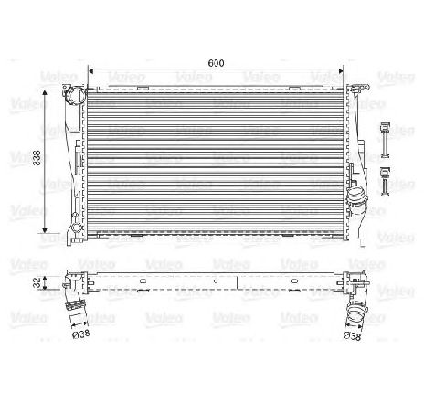 Radiator, racire motor VALEO 701601</br>Piesa auto pentru Radiator racire apa/ ulei Radiator, racire motor VALEO 701601</br>Piesa auto pentru Radiator racire apa/ ulei