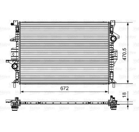 Radiator, racire motor VALEO 735550</br>Piesa auto pentru Radiator racire apa/ ulei Radiator, racire motor VALEO 735550</br>Piesa auto pentru Radiator racire apa/ ulei