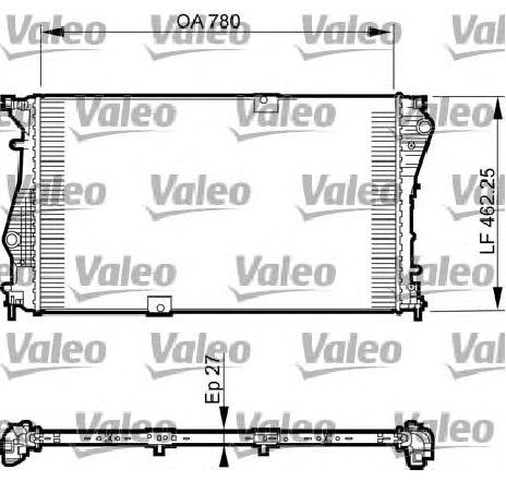 Radiator, racire motor VALEO 735599 Radiator, racire motor VALEO 735599