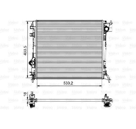 Radiator, racire motor VALEO 735625</br>Piesa auto pentru Radiator racire apa/ ulei Radiator, racire motor VALEO 735625</br>Piesa auto pentru Radiator racire apa/ ulei