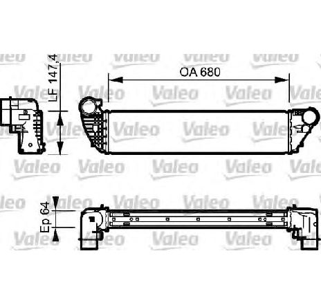 Intercooler, compresor VALEO 818772</br>Piesa auto pentru Turbocompressor Intercooler, compresor VALEO 818772</br>Piesa auto pentru Turbocompressor