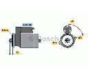 Starter BOSCH 0 001 125 607</br>Piesa auto pentru Sistem pornire