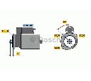 Starter BOSCH 0 001 142 003</br>Piesa auto pentru Sistem pornire